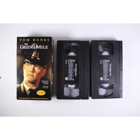 3/$15 THE GREEN MILE 2 tape VHS set Tom Hanks 1999 - Picture 4 of 6